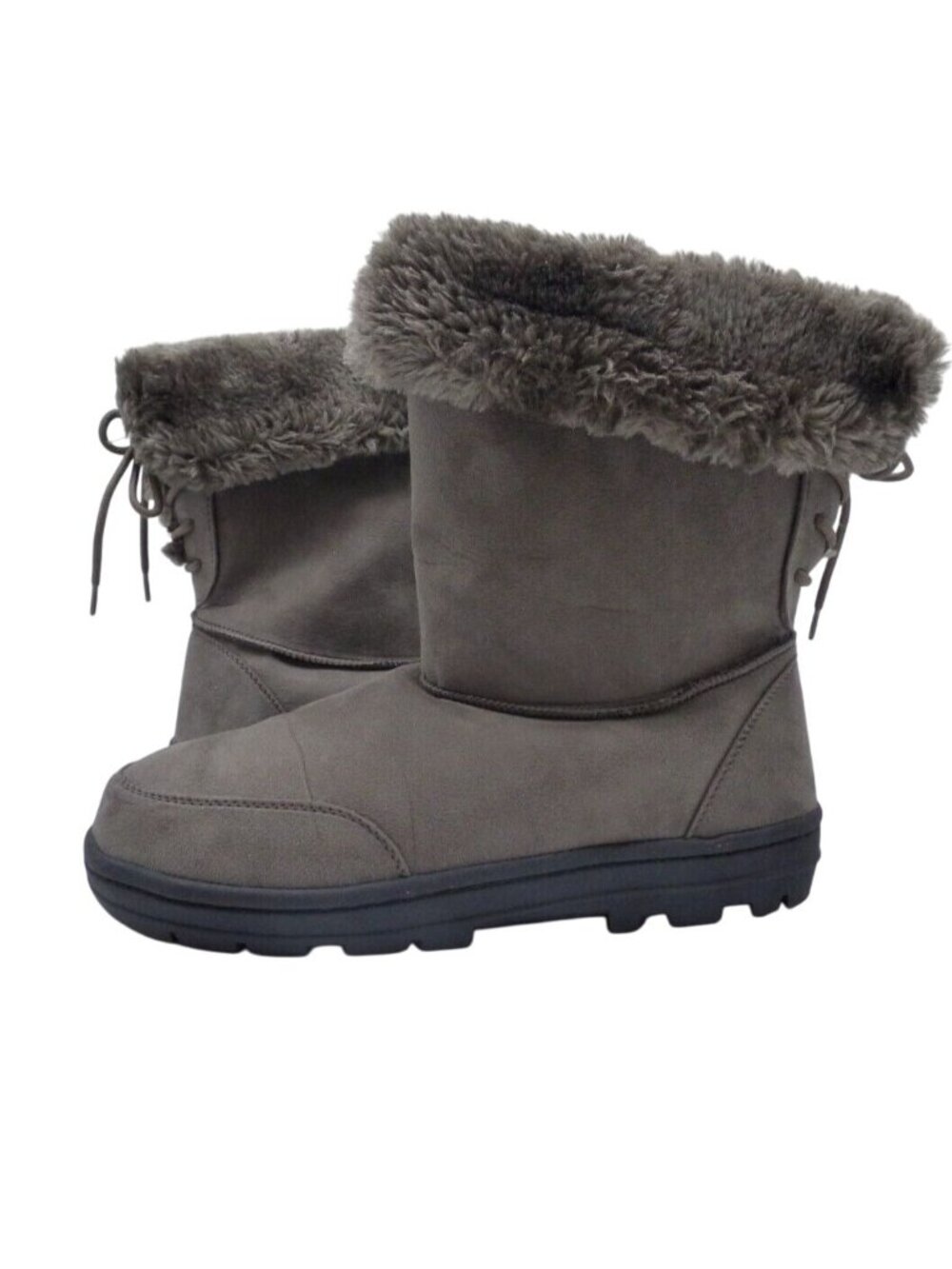 Seven Dials Oriole 9" Shaft Cold Weather Faux Sued Boots, Ash, US 9 M
